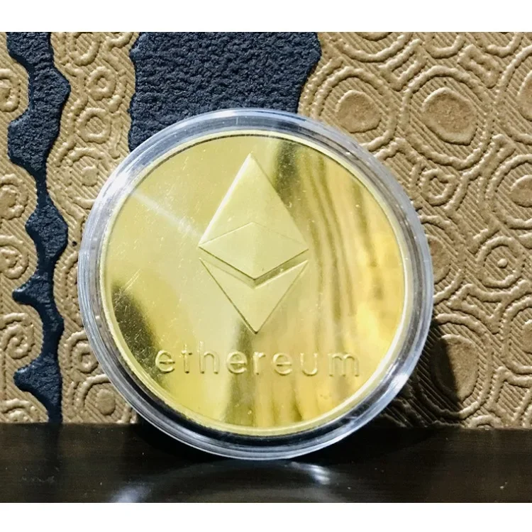 عملة Ethereum الإبداعية مجموعة فنية Ethereum عملة تذكارية مادية #4