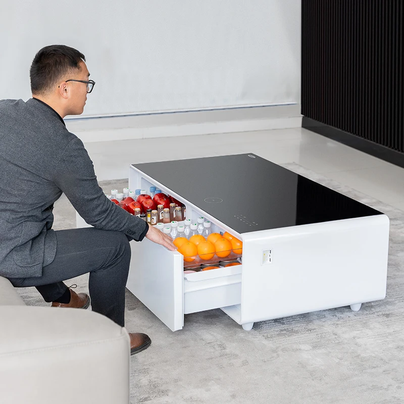 Super practical smart refrigerator smart coffee table smart touch screen with music player