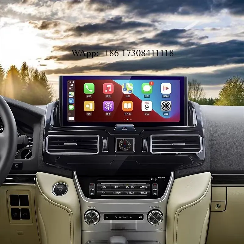 4+64GB Android 9.0 Multimedia Video Player Navigation Car Radio for  LC200 2007 -2015