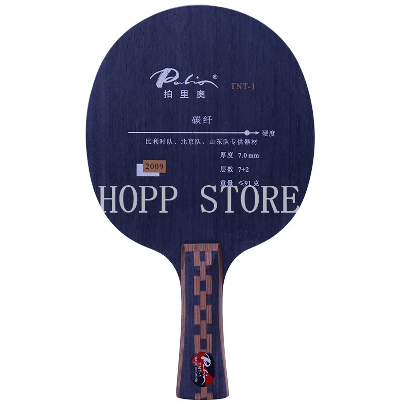 Original Palio TNT-1 Table Tennis Blade Racket (7+2 Carbon) TNT 1 TNT1 Ping Pong Bat Paddle