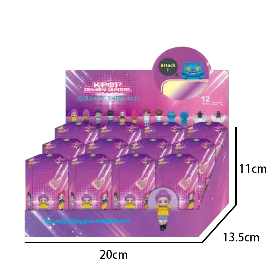 

Лидер продаж K pop Demon Hunters Series слепая коробка аниме фигурки украшения куклы фанаты детский подарок случайная слепая коробка