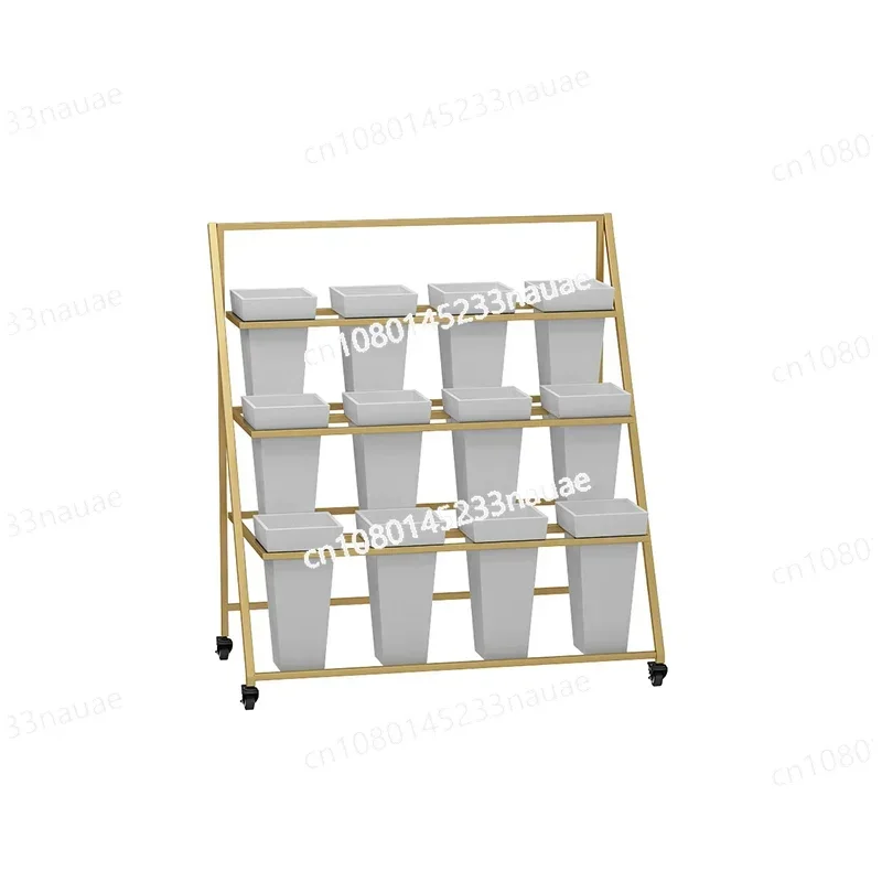 Folding Flower Rack, Movable Staircase, Multi-layer Rack, Iro Shop Bucket Display