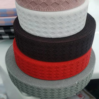 5CM 2m-5m Square Diamond Knitted Nylon Elastic Band Glove Cuff Waistband Elastic Band Strong Elastic and Durable Skirt Waistband