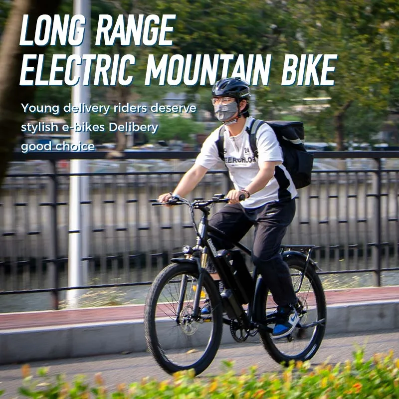 180KM Electric Mountain Bike 27AH - ChamRider DM427 EN15194 7H