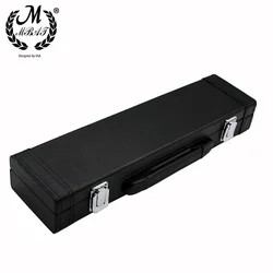 M MBAT 16 Holes Flute Case Water-Resistant Gig Bag Lightweight Storage Box Flute Leather Box Musical Instrument Accessories