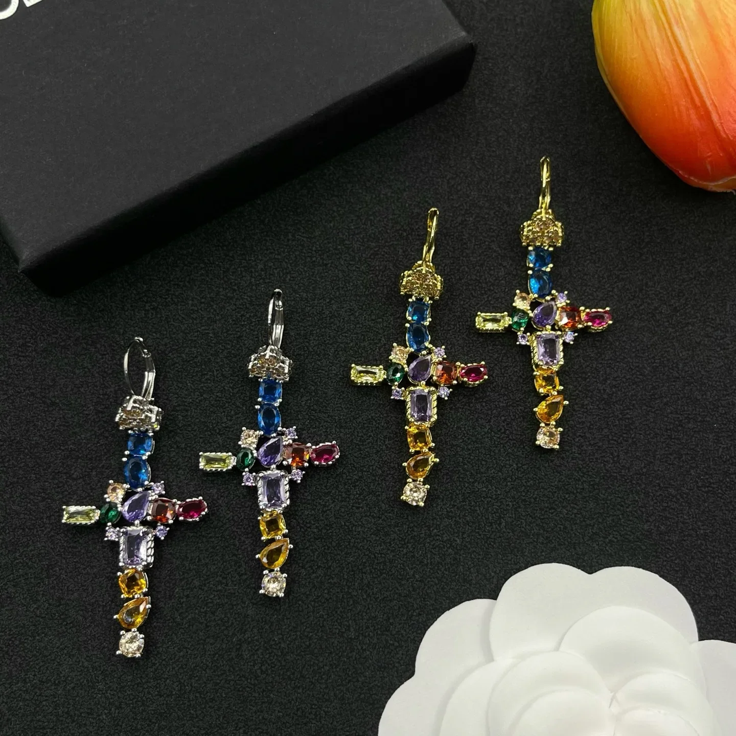 

2025 Fashion-Forward S925 Sterling Silver DJBN Colorful Studs - Trendy Look, Budget Price, Instant Style Upgrade