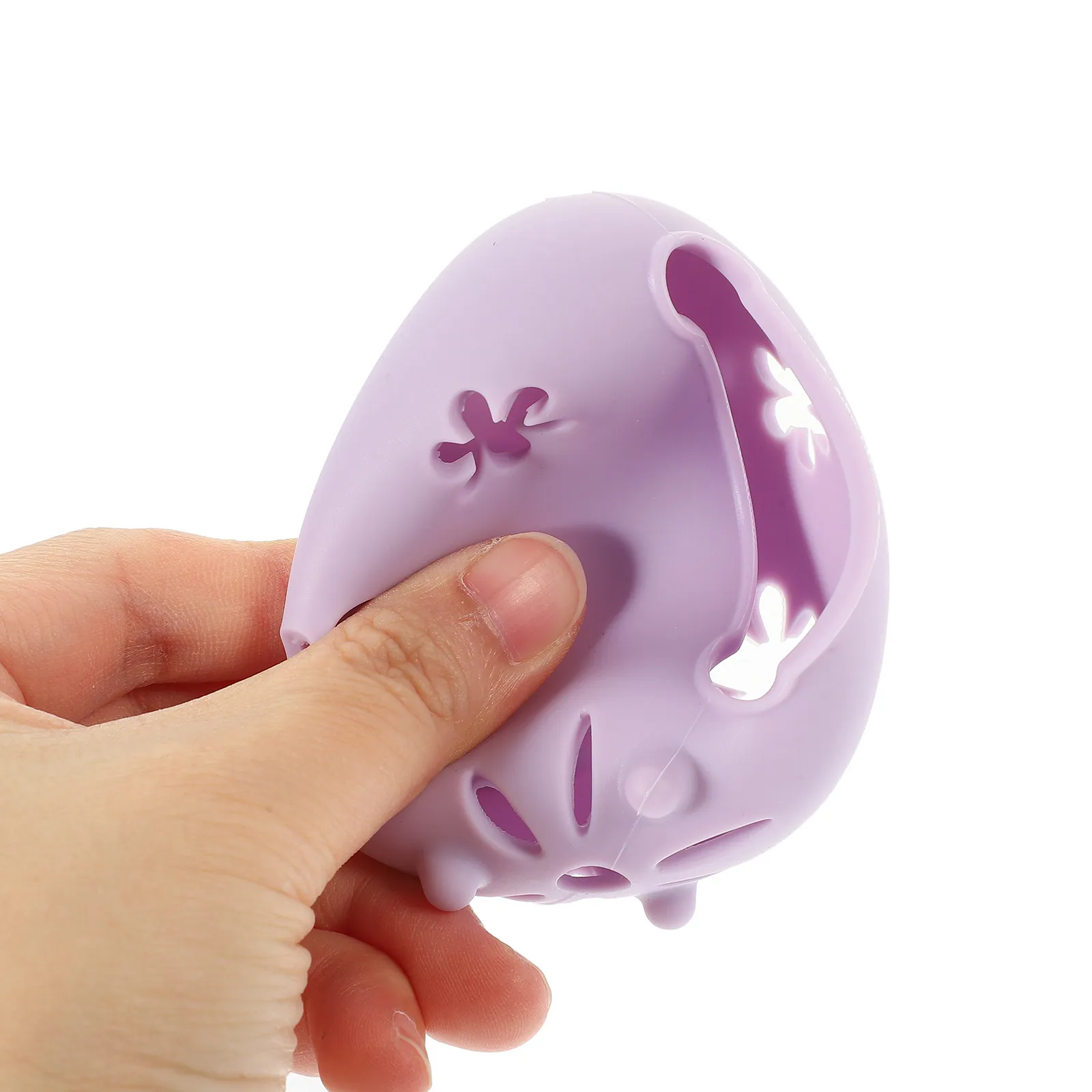 

Makeup Sponge Case Silicone Breathable Holder Portable Storage Box Makeup Sponge Organizer Reusable Egg