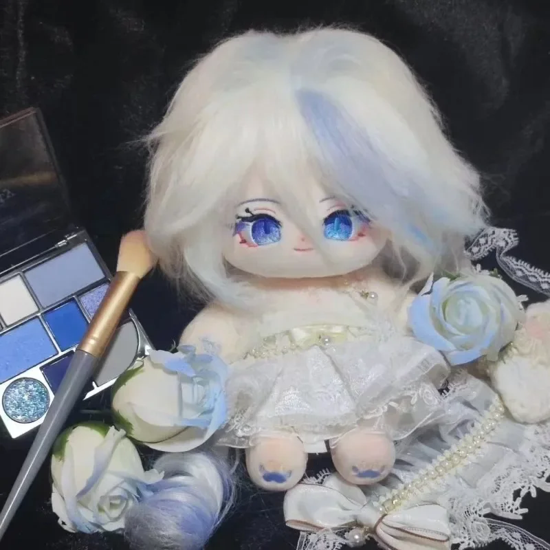 Farcito 20 cm Anime GenshinImpact Furina Cosplay Dress Up Cartoon Cotton Doll Peluche Per Bambini e Adulti Raccogliere Regali