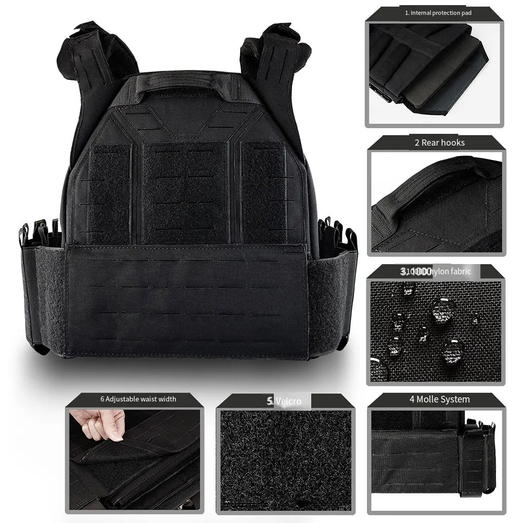 Bolsa impermeable para caza, mochila con múltiples bolsillos, chaleco, mochilas resistentes al desgaste, bolsas de viaje, para acampar, para senderismo, bolsas de hombro.