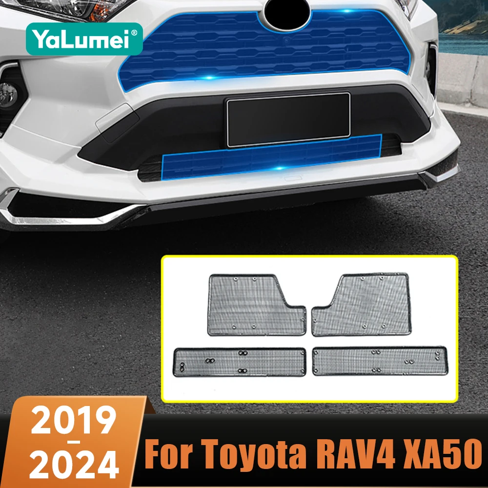 

Car Lower Bumper Anti Insect Net Anti Dust Proof Insect-proof Cover For Toyota RAV4 XA50 2019 2020 2021 2022 2023 2024 Hybrid