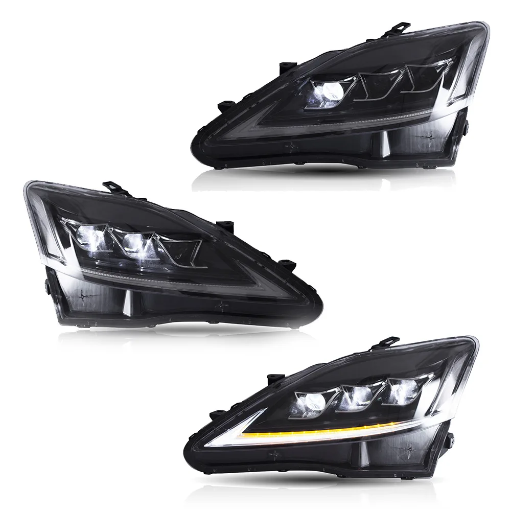 

Headlight IS250 is suitable for 2006-2012 modified car headlight assembly LED steering