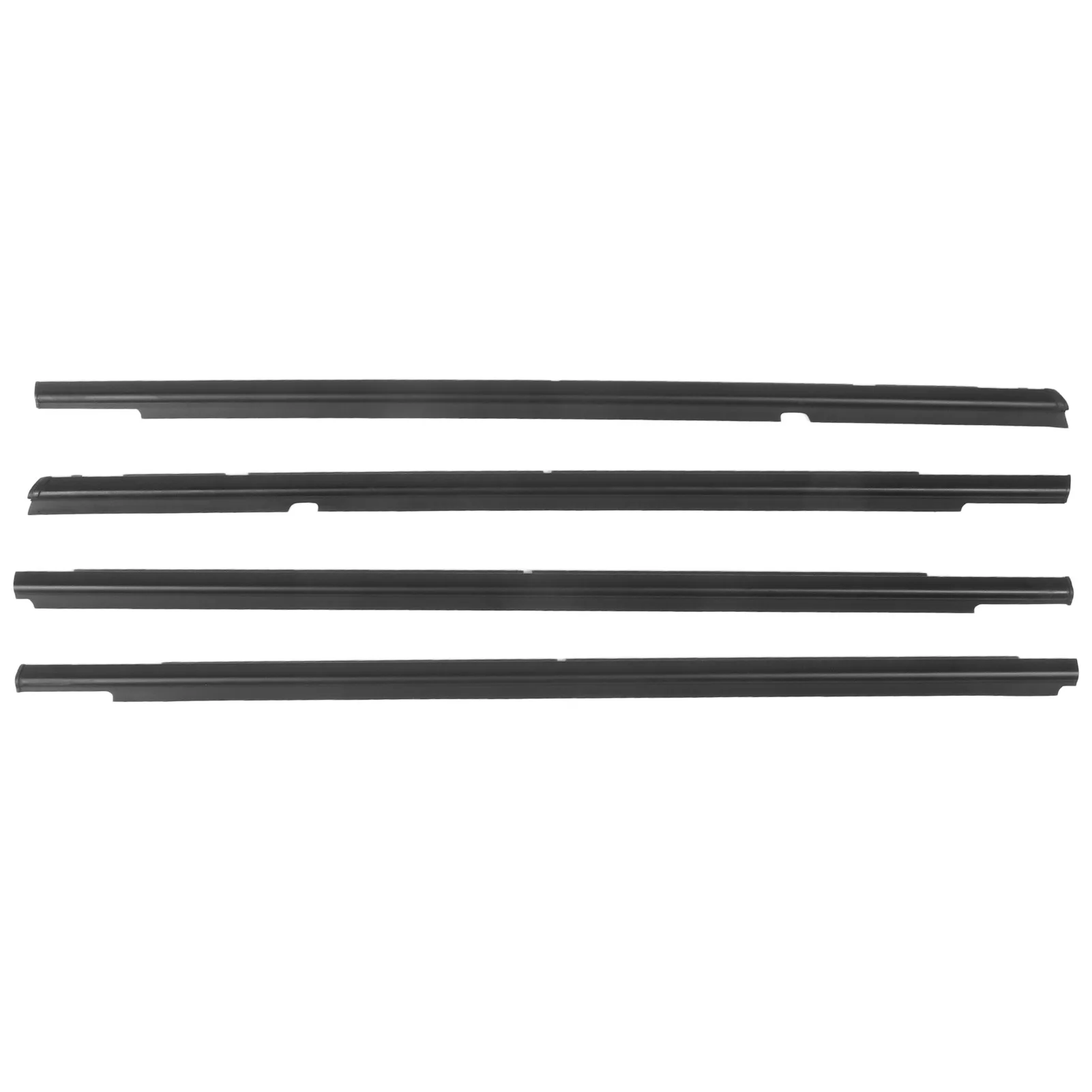 4pcs Weatherstrip Door Seal Belt 5727A005 Front Rear Window Moulding Trim Belt Replacement for Mitsubishi Lancer 2008‑2017