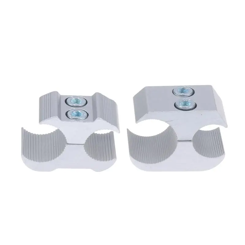 1PCS Wheelchair Tube Clamp Aluminum Alloy Pipe Clips 19mm22mm/25mm Buckle Clamp Block Wheelchair Replacement Parts