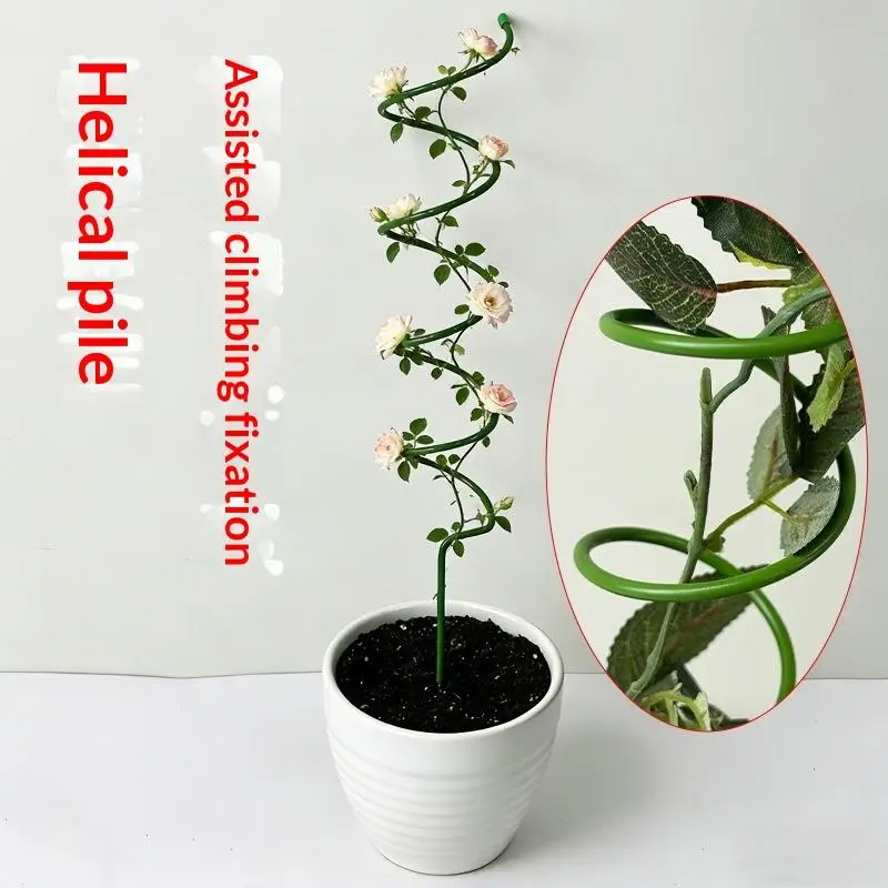 Garden Plants Support Pile 1 2 5Pcs Climbing Vine Stake for Bonsai Fixing Rods Reusable Easy Installation Indoor Outdoor