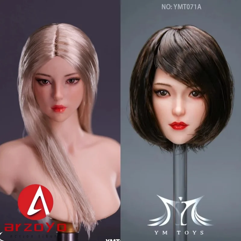 

YMTOYS YMT071 YMT084 1/6 Scale Beauty Girl Head Carving Lei Lei Suitable for Tbleague JIAOU Action Figure Body
