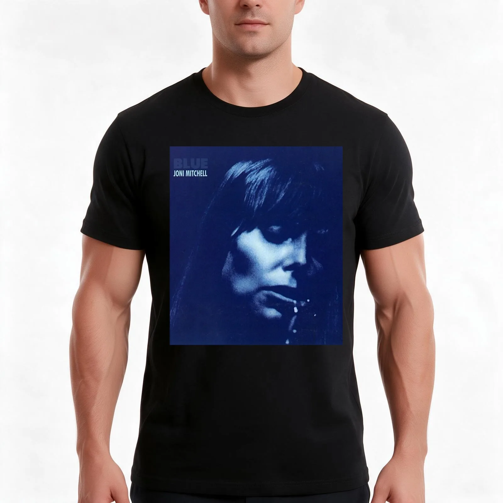 Convince Catchy Lyrics With Emotion Humor Mitchell Bluecool Gift T-Shirt, Summer Casual Cotton Tee, Oversized Streetwear Tops
