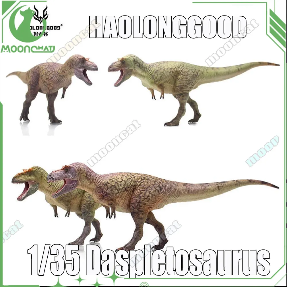 

Haolonggood 1:35 Модель Daspletosaurus Rex Динозавр Доисторическое животное ПВХ Модель динозавра Wu Song Lu Zhishen
