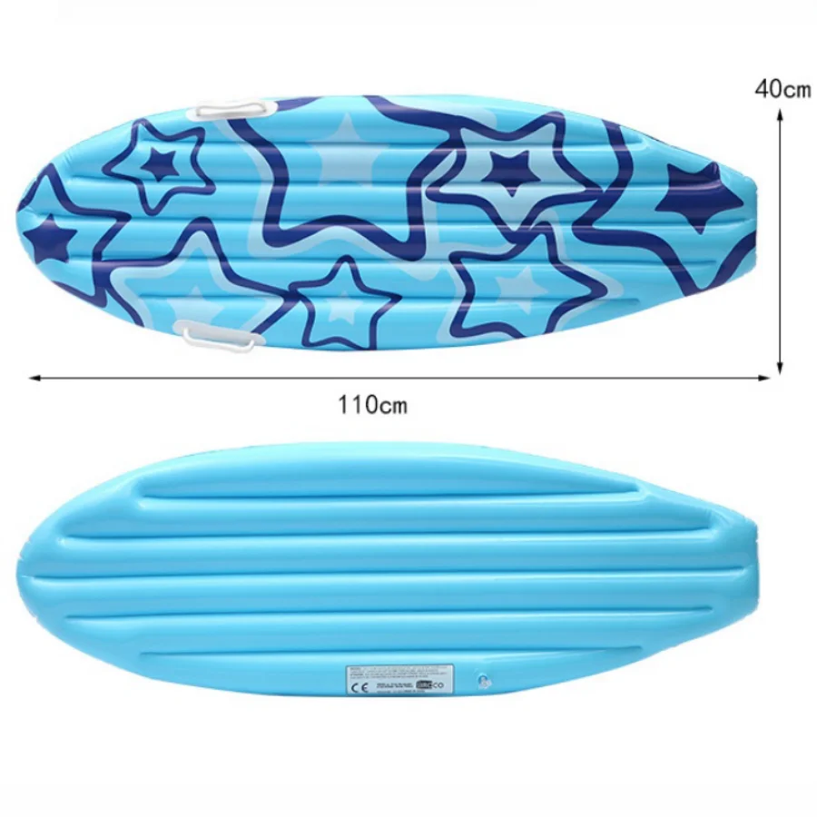 1 Pcs Surfboard Inflate, Inflatable Surfboard for Beach, Tropical and Luau Party Decorations, Inflatable Pool Toy, Beach Party I