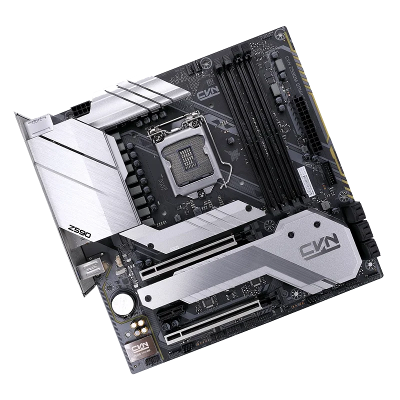 COLORFUL Z590M GAMING PRO V20 1×HDMI  LGA1200 8×USB 24.5×24.5cm PCI-E 4.0 view 3