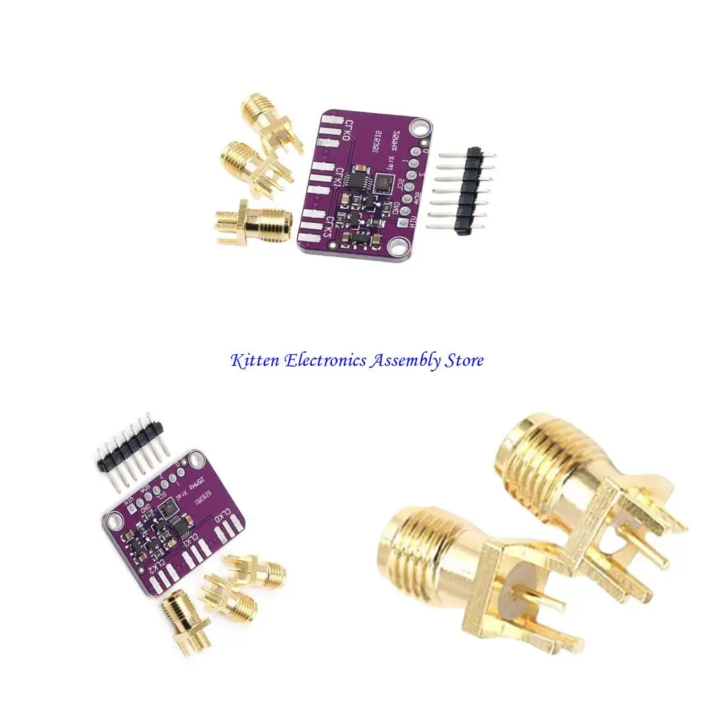 96GD Adjustable Frequency Generator Module 3.3V-5V Compatible Precise Clock Source