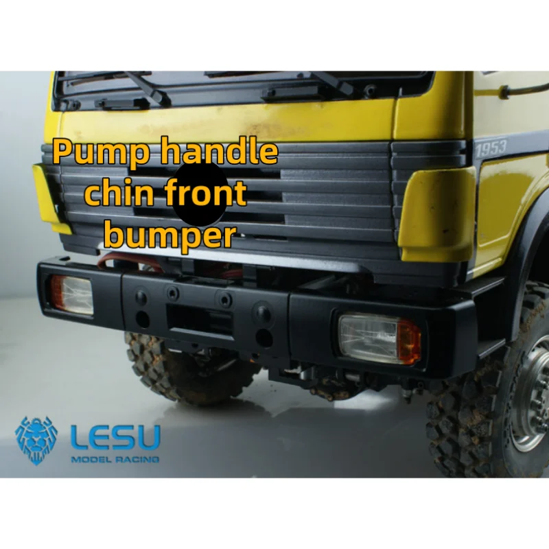 RC LESU 1/14 Modifizierte Frontstoßstange für Tamiya Muldenkipper für SCANIA MAN VOLVO Tripper Truck DIY-Teile Zubehör – Detail 2