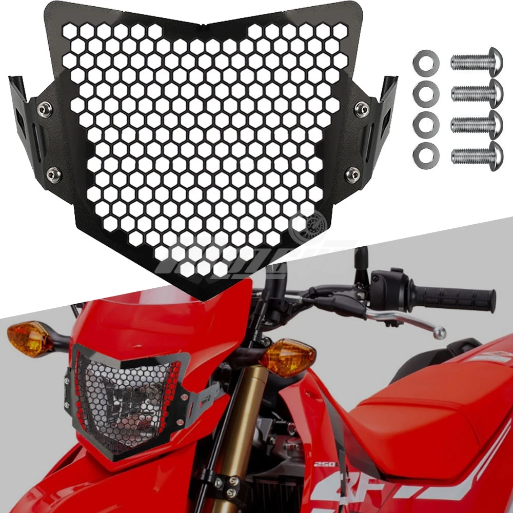 

Motorcycle Headlight Grille Guard For Honda CRF300L 2013 2014 2015 2016 2017 2018 2019 2020 2021 2022 2023 2024 Lights Protector