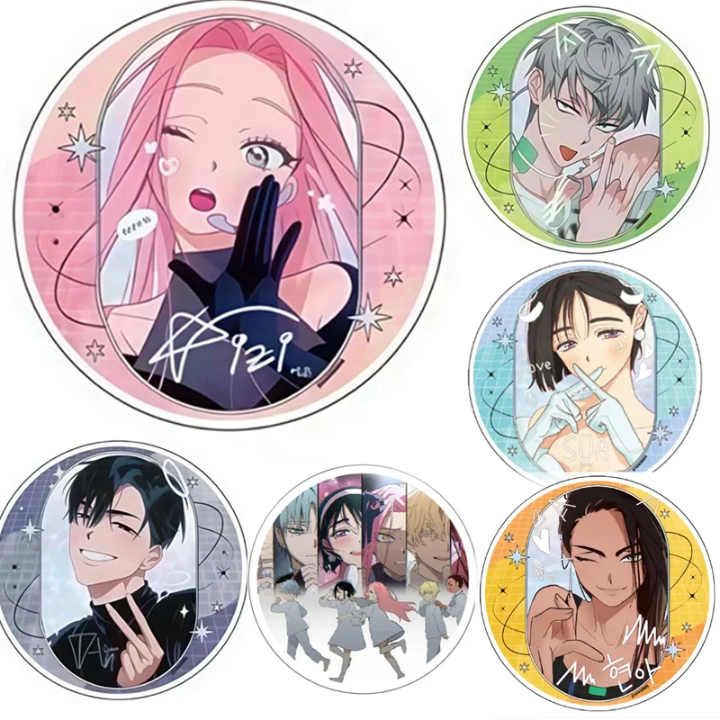 Anime DancePin Brooch for Clothes Hat DanceIVAN TILL MIZI SUA LUKA HYUNA Brooch Fans Gifts 58mm Bag Decoration