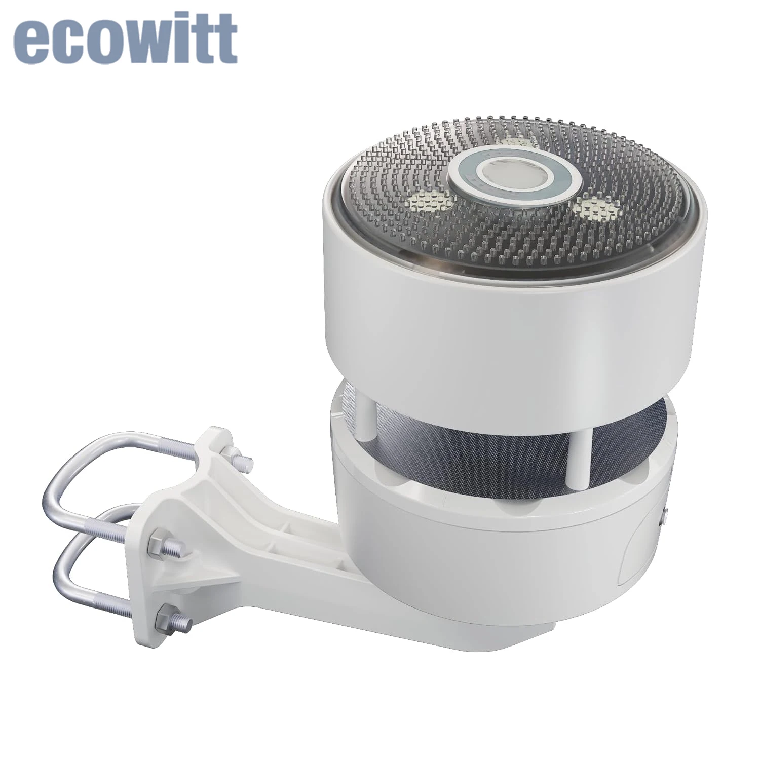 Ecowitt WS85 3-in-1 Solar Weather Sensor, W/ Haptic Rain Gauge & Ultrasonic Anemometer, Measures Rainfall, Wind Speed/Direction