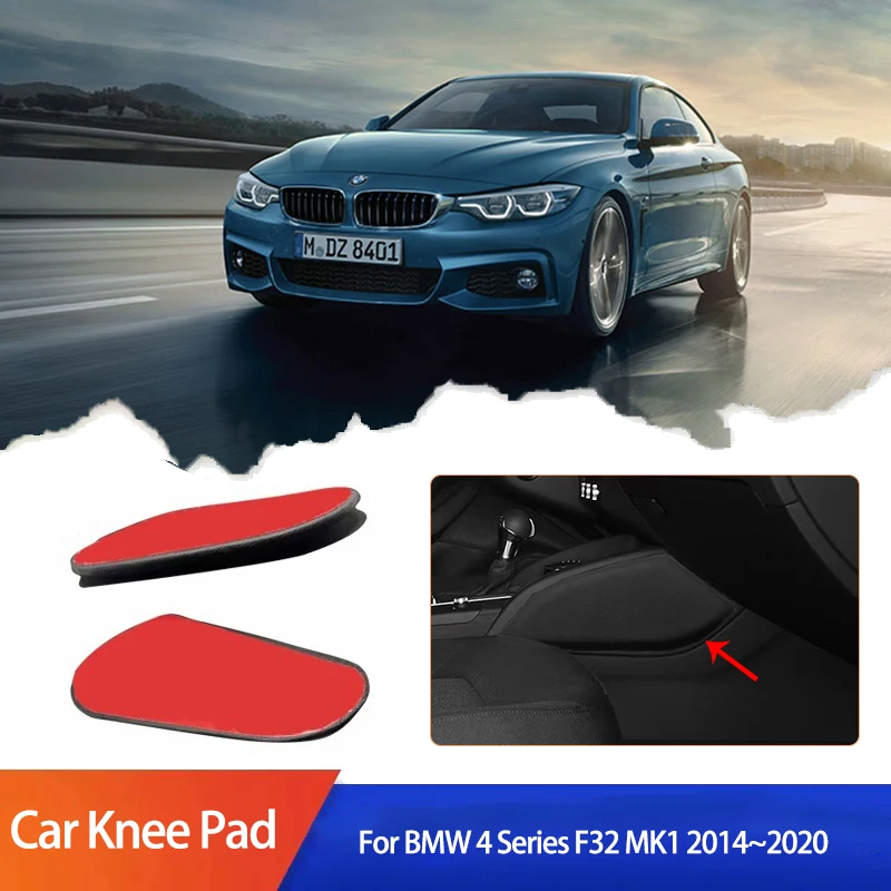 

For BMW 4 Series F32 F33 F36 MK1 2014~2020 Car PU Lether Center Control Leg Knee Rest Cushions Elbow Pad Thigh Support Cushion