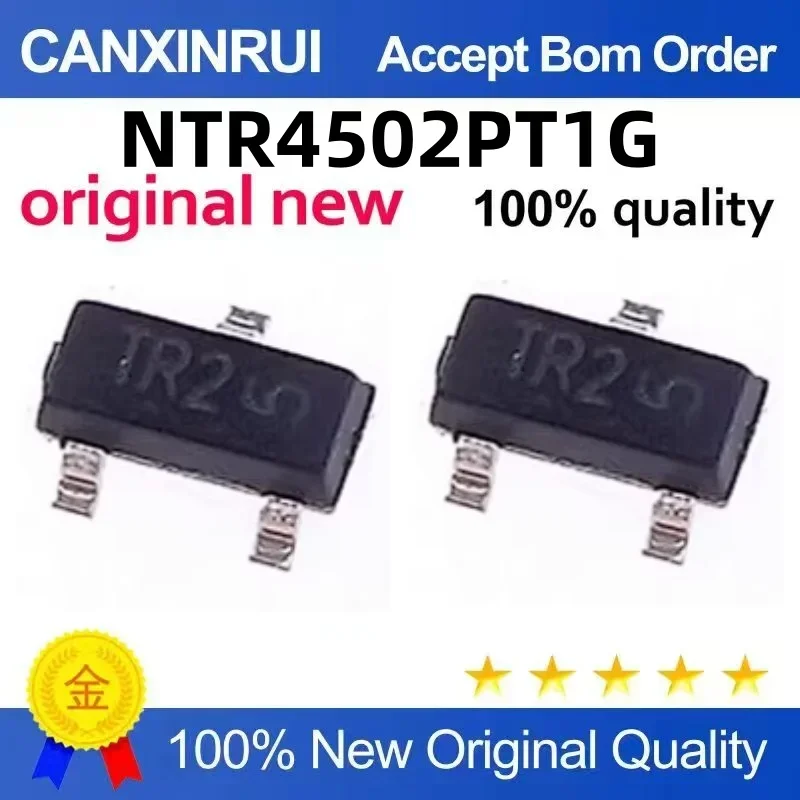 (5-100 pieces) New original NTR4502PT1G silk screen TR2P trench field-effect transistor package SOT-23