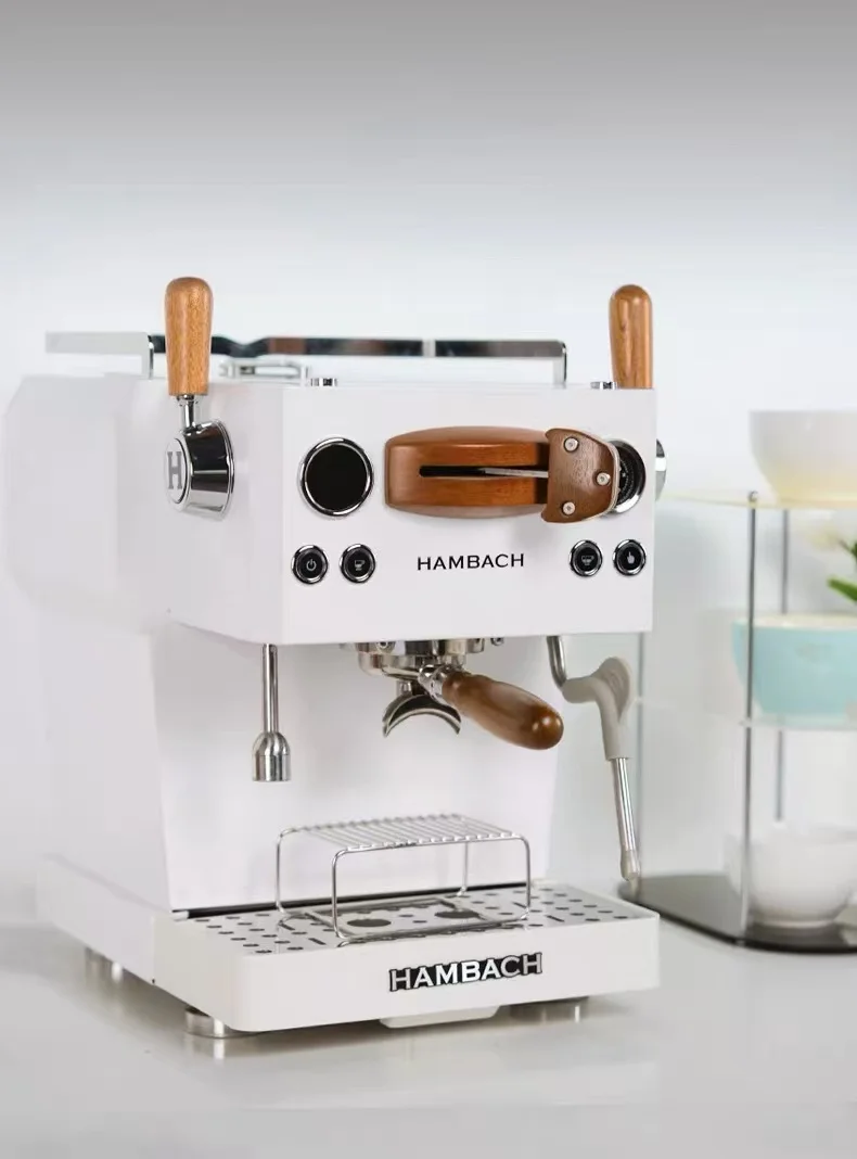 Hambach DR7116 20Bar Máquina de café expreso semiautomática Máquina de café expreso comercial para tiendas profesionales de té de la leche