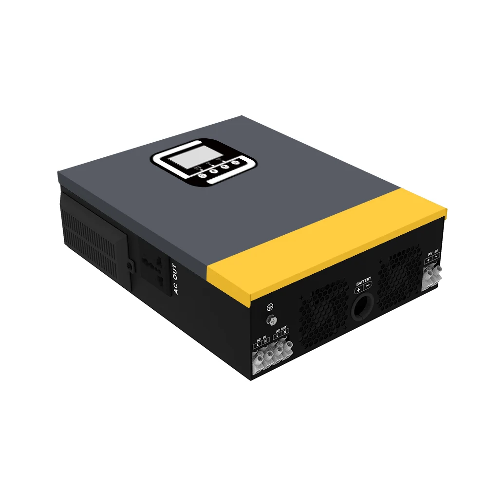 1000W 1500W 1Kva 1.5Kva DC 12V 24V to AC 220V 230V All in One Off Grid Pure Sine Wave Power Hybrid Solar Inverter with Mppt - view 3