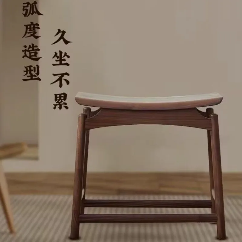 

Табурет из цельного дерева, бытовой деревянный табурет, квадратный табурет, китайское седло из старого вяза, скамейка для макияжа, слиток, обувь