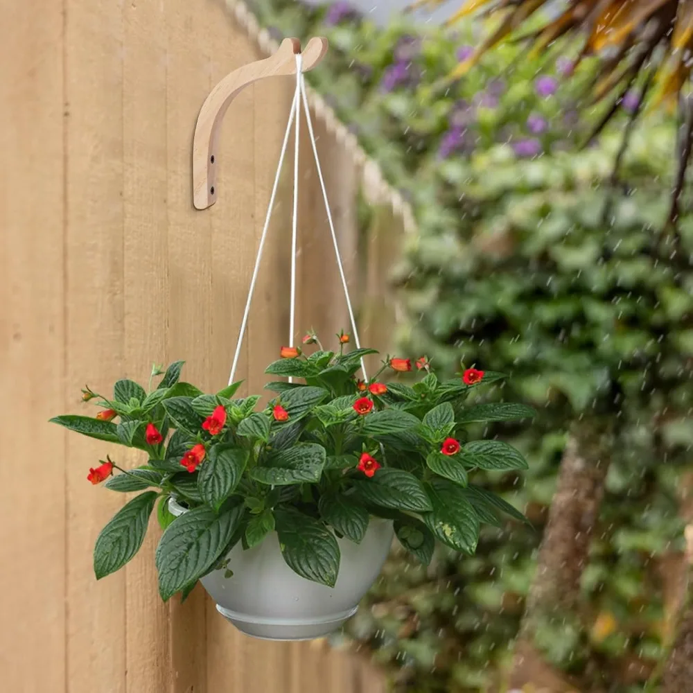 Juego de 2 piezas de ganchos para plantas suspendidos, ganchos para plantas resistentes para accesorios de iluminación interior, estantes para flores, macetas, campanas de viento