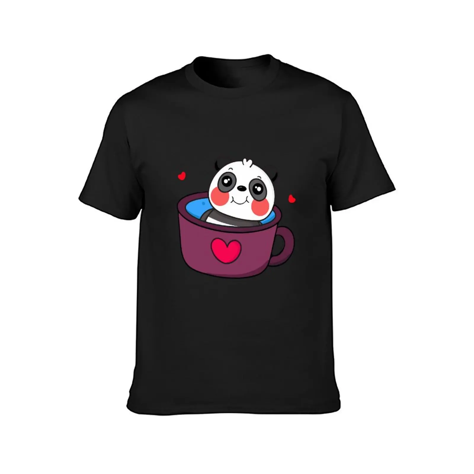 Panda relax time. T-Shirt customizeds vintage clothes Blouse summer clothes men graphic t shirts