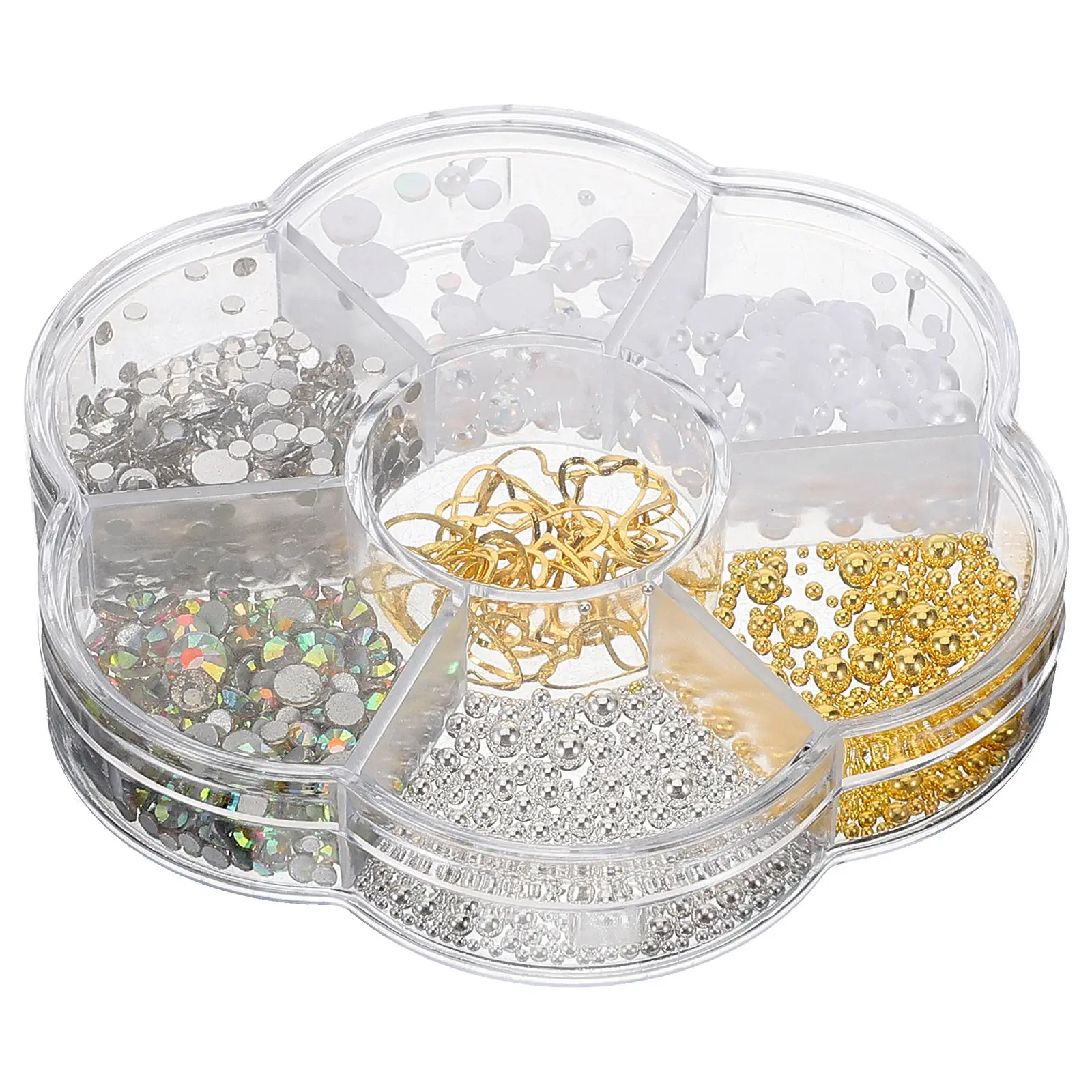 1 boîte de pierres précieuses pour ongles, breloques de Nail Art au design unique pour faux ongles en acrylique, décoration de bijoux pour manucure