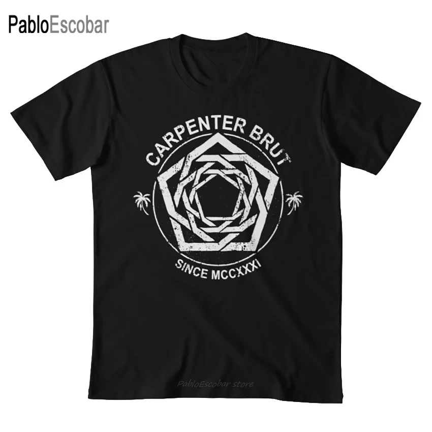 Carpenter Brut (Wei?) T hemd carpenter brut synthwave männer baumwolle t-shirt sommer marke top tees