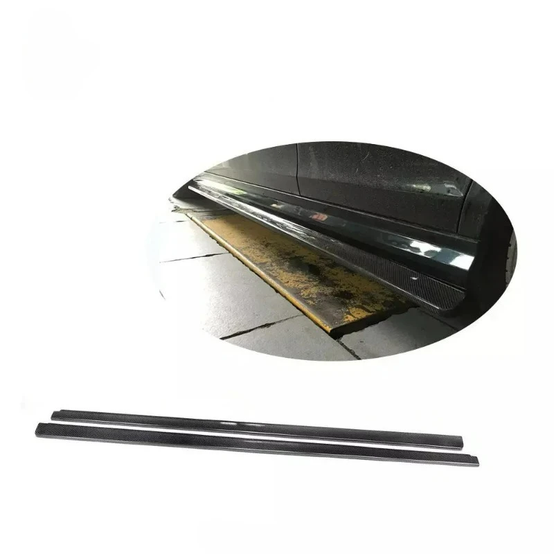 Carbon Fiber Side Skirt Fitbenz W204 C63 Amgstyle Body Kit Side Fenders