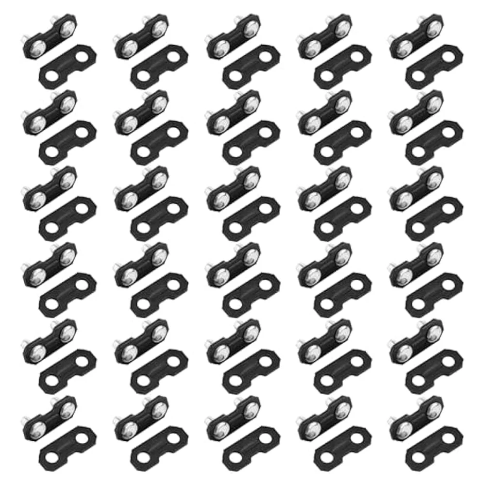 DT19-30Sets 3/8Inch Chainsaw Master Chain Repair Links Connector,Saw Chain Repair Kits For Joining 050&058 Chainsaw Chain