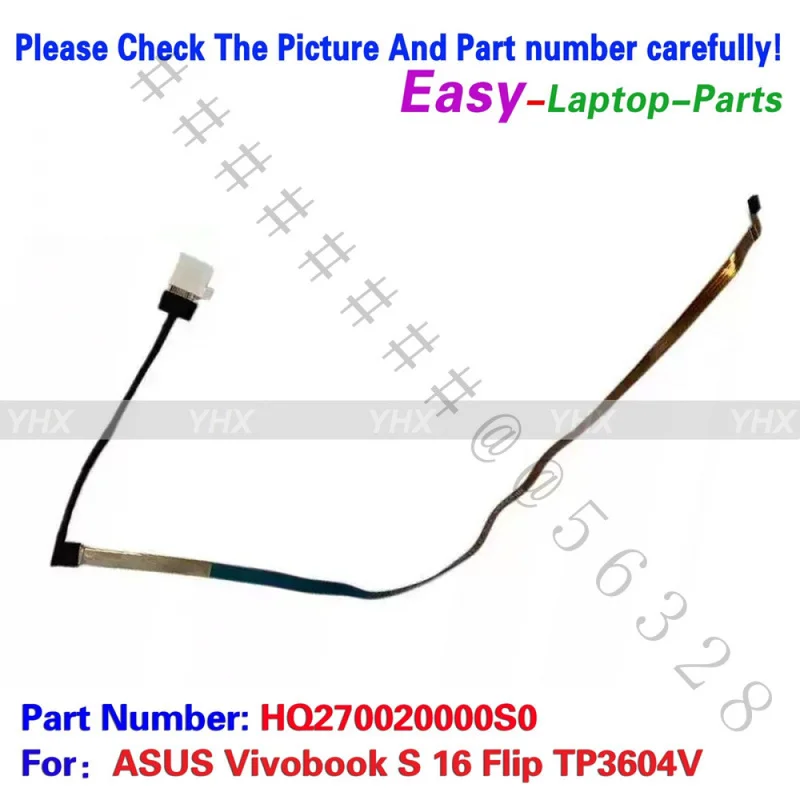 AS+New Camera Flex Cable For ASUS Vivobook S 16 Flip TP3604V Laptop Webcam Cable P/N:HQ270020000S0 Replacement Repair Part
