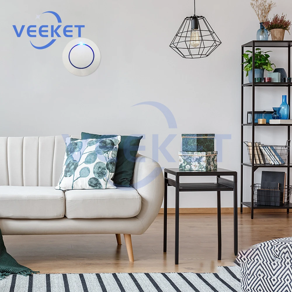 433MHz ワイヤレスミニリモコンライトスイッチ DC 6V ラウンドワイヤレスパネルスイッチリレーコントローラー粘着壁パネル