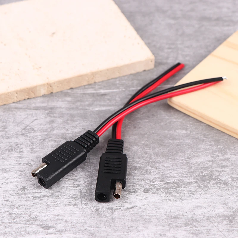 

SAE Male+Female Power Vehicle Extension Cable Plug Wire Cable Connector For Solar Photovoltaic Battery 2 Core Power Cord