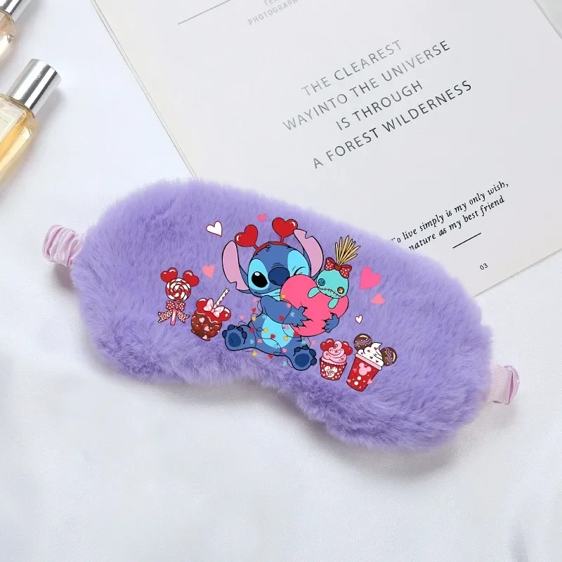 Stitch Disney Sleeping Eye Mask Blindfold Eye Cover Mask Eyepatch Travel Home Eyes Relax Mask Eyeshade Kids Adult Birthday Gift