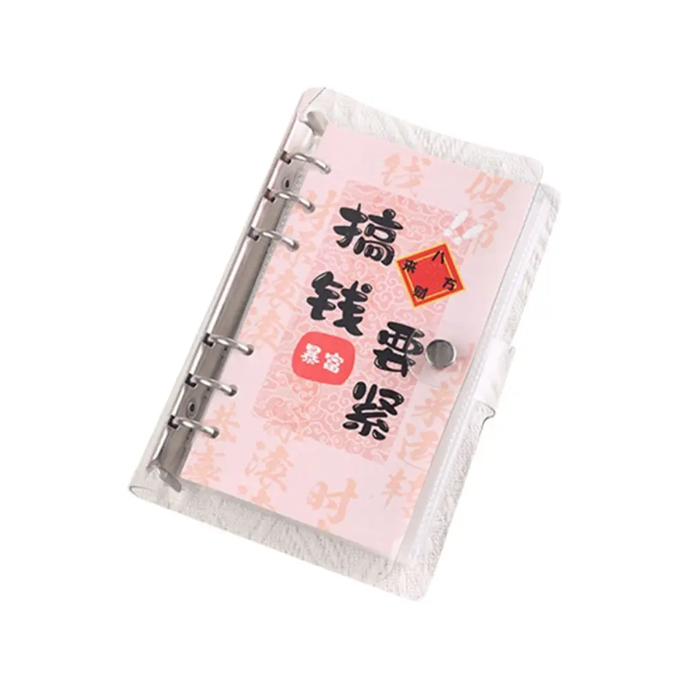 Budget Planner A6 Saving Money Binder Cartoon Portable Budget Binder Wallet Storage Handbook Planner Organizer Office