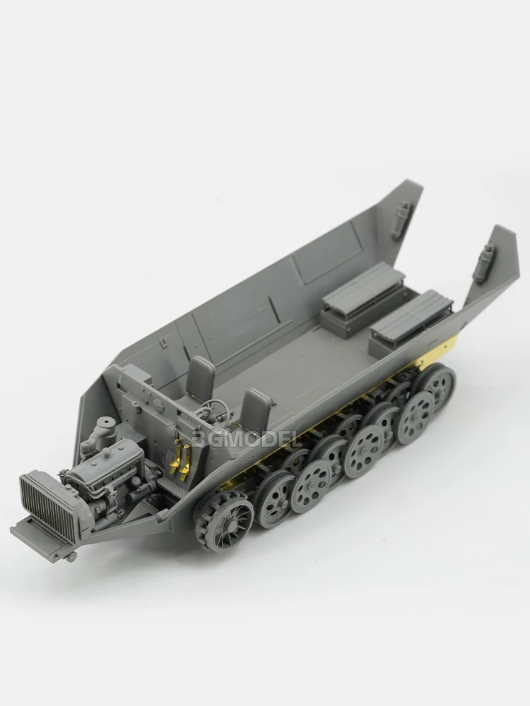 Kit Modelo de Montagem Fronteira, BT-042 SD.KFZ.251Ausf.D, Torre R35, Pistola APXR SA18 37mm, 1 35