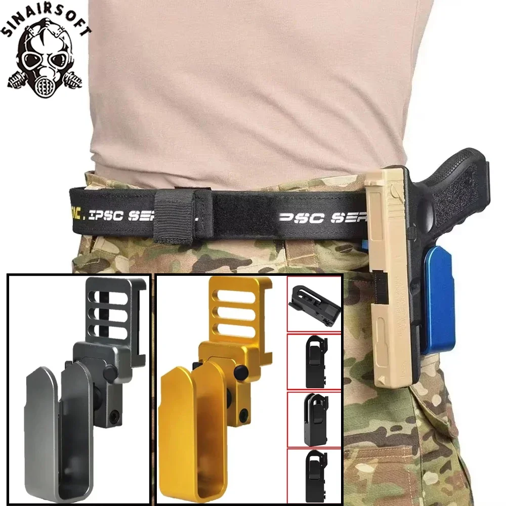 SINAIRSOFT IPSC USPSA IDPA S-2 Aluminum Right Hand Professional Holster Insert Block For Glock 1911 STI Cz Tactical Belt Hunting