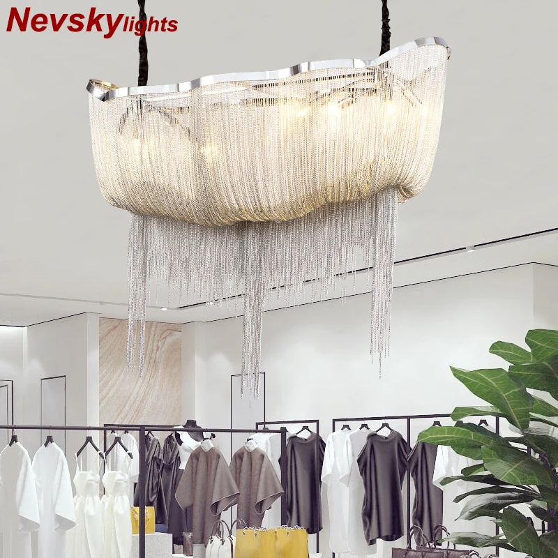 Modern wedding chandelier luxury chandelier lighting dining room kitchen fixture dinner party ceiling lamp bedroom tassel lamps