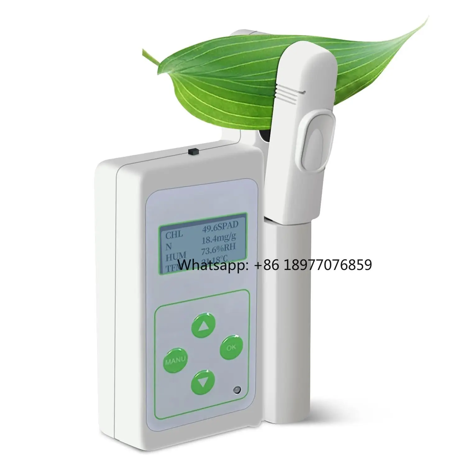 GYJ-C Chlorophyll Analyzer Leaf Temperatur-e And Humidity Meter With USB Data Export For Plant Nutrient Testing And Agricult