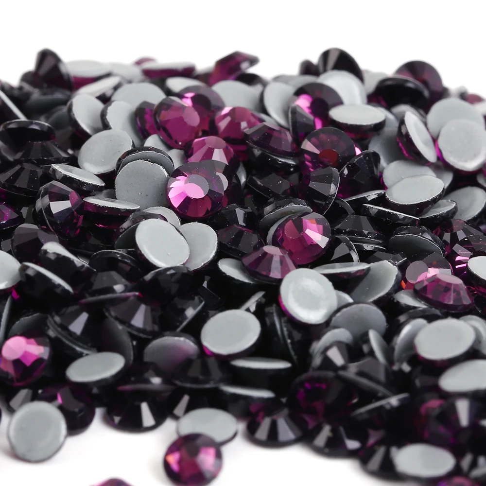 

ss6,ss10,ss16,ss20,ss30 Amethyst Color DMC Iron On Rhinestones/Hot fix Crystal Rhinestones Strass Sewing & Fabric Garment stones