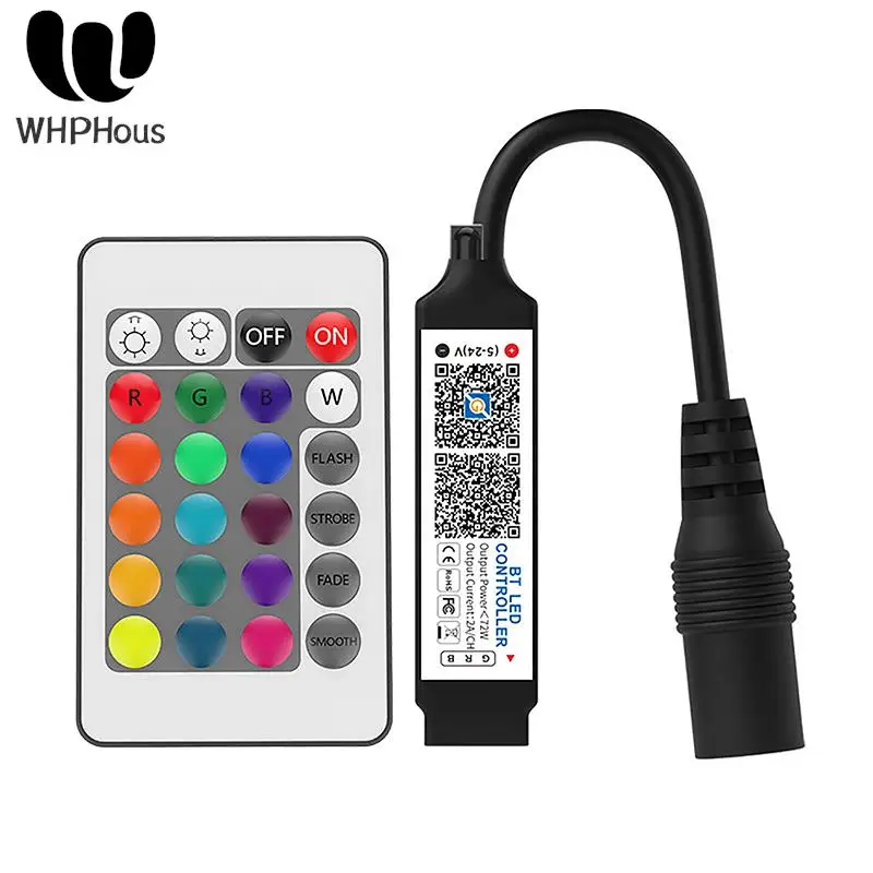 Innovative Mini Bluetooth Compatible Controller LED Light Strip Time Switch Multiple Music Mode For RGB Smart APP Control